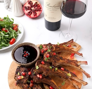 Recipe: Rack of Lamb with Pomegranate Reduction