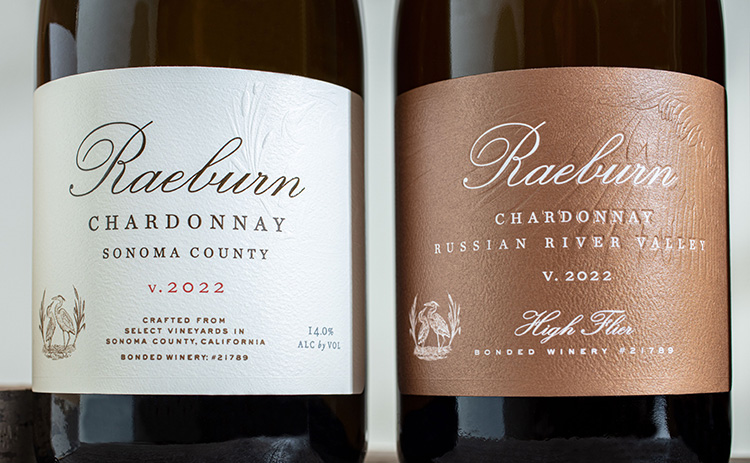 Sonoma Russian River Valley Chardonnay Raeburn Winery