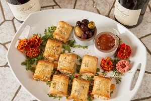 CRISPY BAKED PHYLLO + FETA BITES