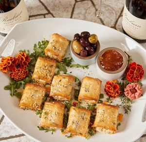 CRISPY BAKED PHYLLO + FETA BITES