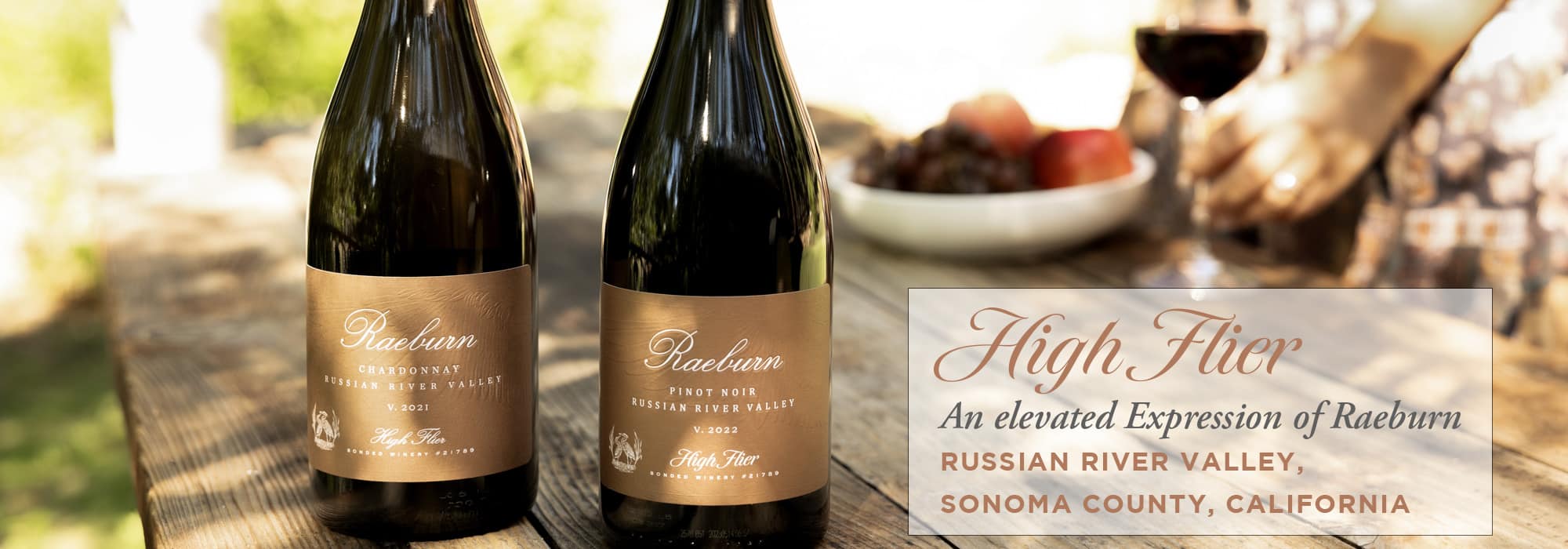 Raeburn High Flier Chardonnay PinotNoir Sonoma