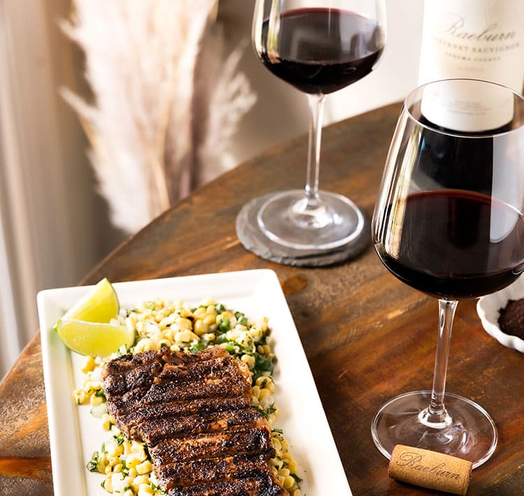 Coffee Crusted Steak Recipe Raeburn Winery