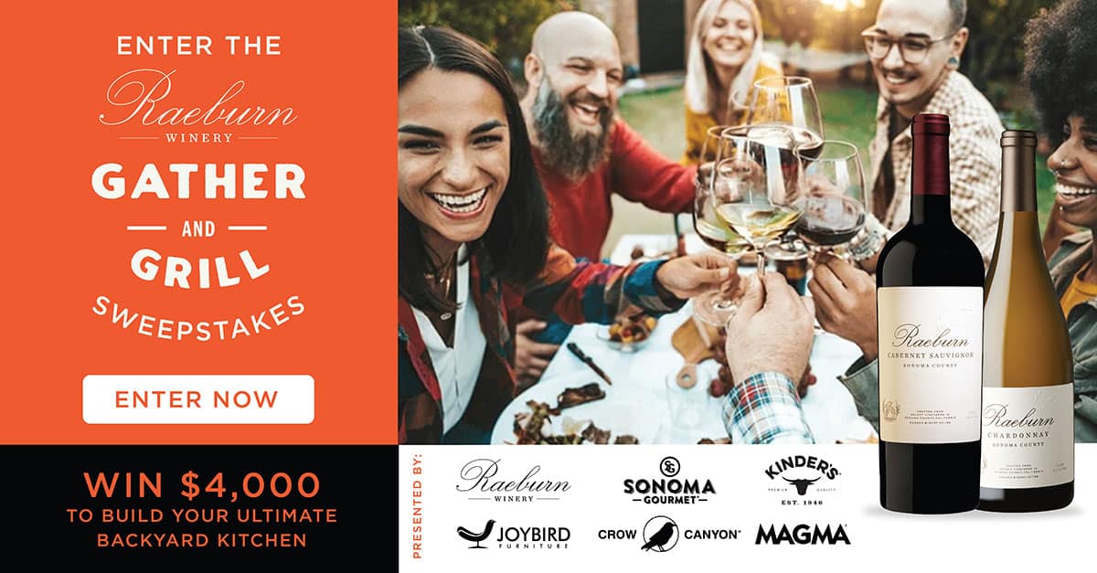 Raeburn Winery Gather Grill Sweepstakes 2025
