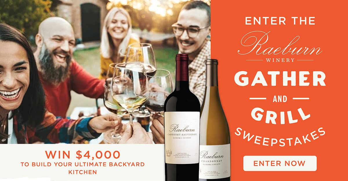 Raeburn Winery Gather Grill Sweepstakes 2025